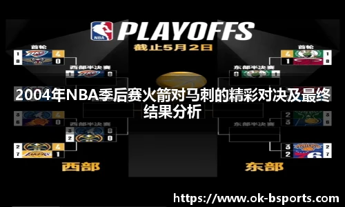 2004年NBA季后赛火箭对马刺的精彩对决及最终结果分析